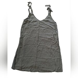 Velvet Heart Olive Green Tencel Sleeveless Dress